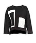 Geometric Panel Graphic Long Sleeve Top